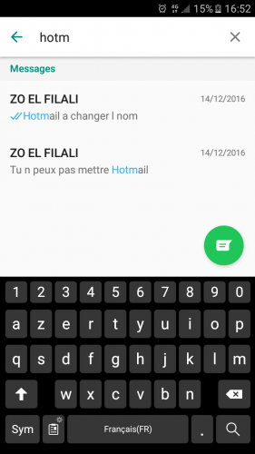 Comment retrouver un message sur WhatsApp ?